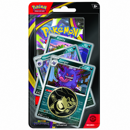 Pachet Pokemon TCG ME05 Pitch Black Premium Checkline Blister, 6+ ani, Pokemon