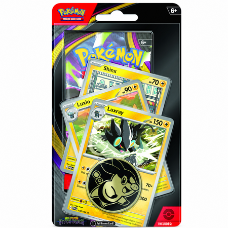 Pachet TCG ME05 Pitch Black Premium Checkline Blister, 6+ ani, Pokemon 801678