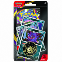 Pachet TCG ME05 Pitch Black Premium Checkline Blister, 6+ ani, Pokemon