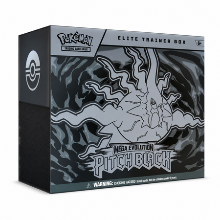 Joc de societate TCG ME05 Pitch Black Elite Trainer Box, Pokemon