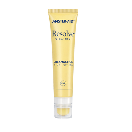 Cream si Stick cu SPF 50+ pentru cicatrici si piele iritata, 40 ml, Resolve 801954