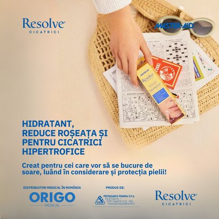 Cream si Stick cu SPF 50+ pentru cicatrici si piele iritata, 40 ml, Resolve 805441