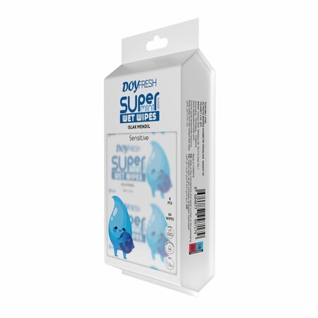 Servetele umede, Super Mini White, 8 pachete x 8 bucati, Doyfresh 802236