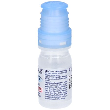 Picaturi oftalmice pentru ochi rosii cu apa de mare izotonica, 10 ml, Isomar 802249