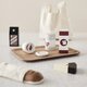 Set de cumparaturi din lemn Bistro, 3 ani+, 7 piese, Kids Concept 802261