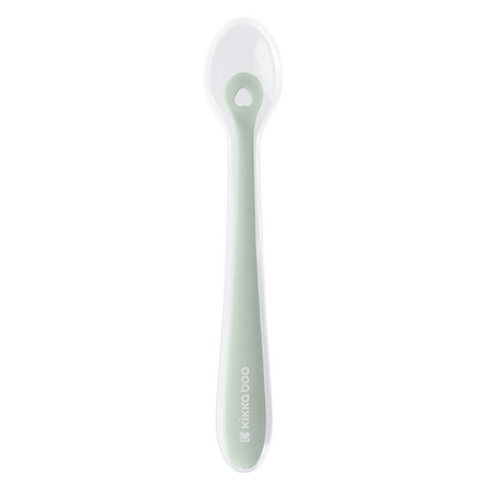 Lingurita din silicon cu carcasa de protectie, Sage, 4 luni+, 1 bucata, Kikka Boo 802274