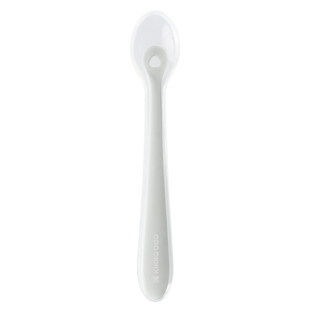 Lingurita din silicon cu carcasa de protectie, Sand, 4 luni+, 1 bucata, Kikka Boo 802279