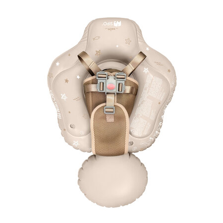 Colac gonflabil de inot pentru bebelusi Swim Pro, Beige, 6-36 luni, Sipo 802296