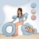 Colac gonflabil de inot pentru bebelusi Swim Pro, Bleu, 6-36 luni, Sipo 802301