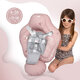 Colac gonflabil de inot pentru bebelusi Swim Pro, Pink, 6-36 luni, Sipo 802333