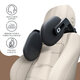 Tetiera auto reglabila cu memory foam pentru copii si adulti, Negru, Sipo 802347