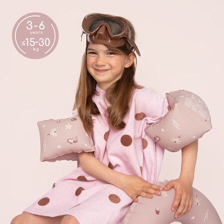 Aripioare gonflabile de inot pentru copii, Pink, 3-6 ani, Sipo 802424