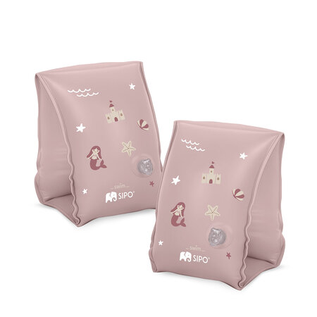 Aripioare gonflabile de inot pentru copii, Pink, 3-6 ani, Sipo