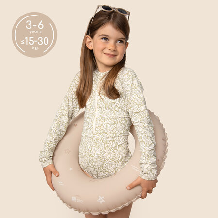 Colac gonflabil de inot pentru copii, 50 cm, Beige, 3-6 ani, Sipo 802446