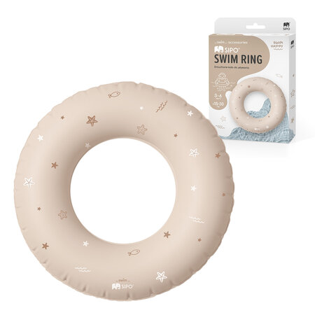 Colac gonflabil de inot pentru copii, 50 cm, Beige, 3-6 ani, Sipo 802443