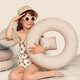 Colac gonflabil de inot pentru copii, 50 cm, Beige, 3-6 ani, Sipo 802448
