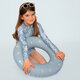 Colac gonflabil de inot pentru copii, 50 cm, Blue, 3-6 ani, Sipo 802467