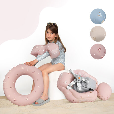 Colac gonflabil de inot pentru copii, 50 cm, Pink, 3-6 ani, Sipo 802477