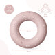 Colac gonflabil de inot pentru copii, 50 cm, Pink, 3-6 ani, Sipo 802474