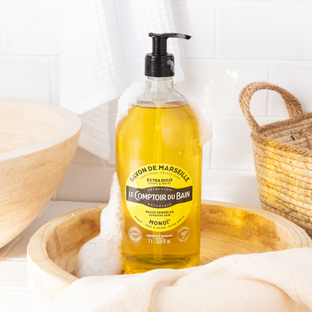Sapun lichid, Monoi, 1 litru, Le Comptoir du Bain 802487