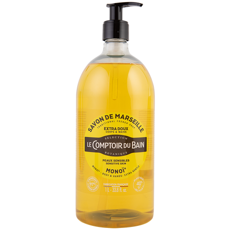 Sapun lichid, Monoi, 1 litru, Le Comptoir du Bain