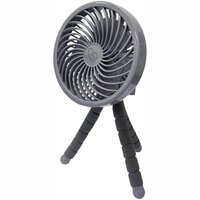 Ventilator portabil cu protectie si picioare flexibile, Gri, Dreambaby