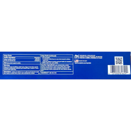 Pasta de dinti cu efect de albire 3D White Vivid Mint Ultra, 147 g, Crest 802790