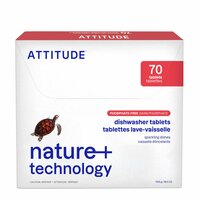 Detergent pastile fara fosfat pentru masina automata de spalat vase, 70 bucati, Attitude