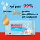 Servetele umede fara plastic Pure, 3 x 48 bucati, Huggies 804913