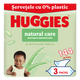 Servetele umede fara plastic Natural Care, Aloe Vera, 3 x 48 bucati, Huggies 804926