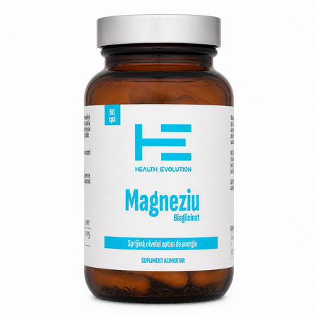 Magneziu Bisglicinat, 625 mg, 60 capsule, Health Evolution