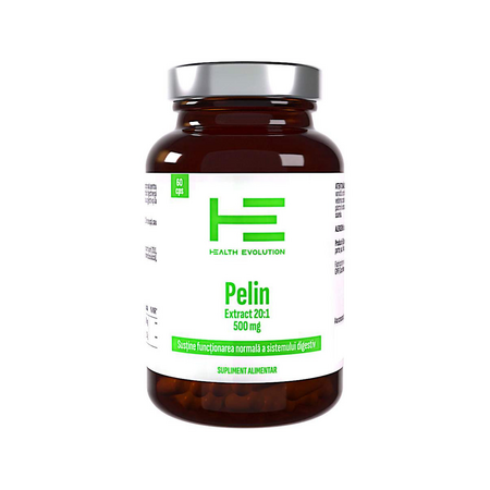 Pelin Extract, 500 mg, 60 capsule, Health Evolution