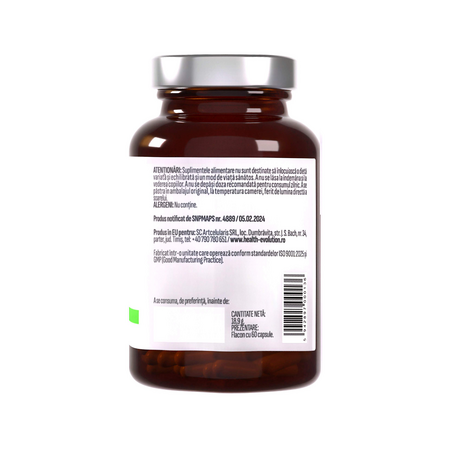 Quercetina Extract, 500 mg, 60 capsule, Health Evolution 803667