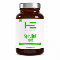 Spirulina Bio, 1000 mg, 60 tablete, Health Evolution