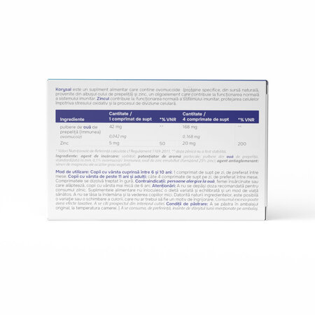 Korysal, 24 comprimate de supt, NaturPharma 803827
