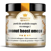 Pasta de arahide coapte, Peanut Boost Omega, 250 g, Secretele Ramonei