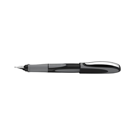 Stilou pentru stangaci cu penita din otel inoxidabil Ray, Onix, Schneider 804236