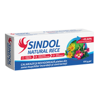 Sindol Natural Rece gel pentru calmarea si revigorarea muschilor incordati, 100 g, Fiterman Pharma