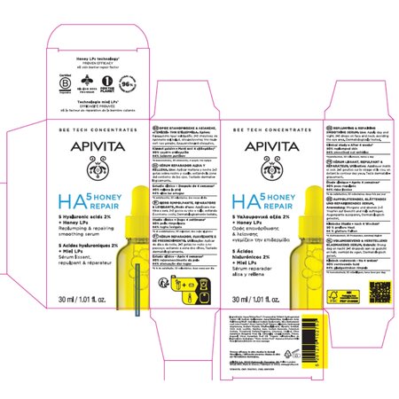 Ser reparator cu acid hialuronic Bee Tech HA5, 30 ml, Apivita 804559