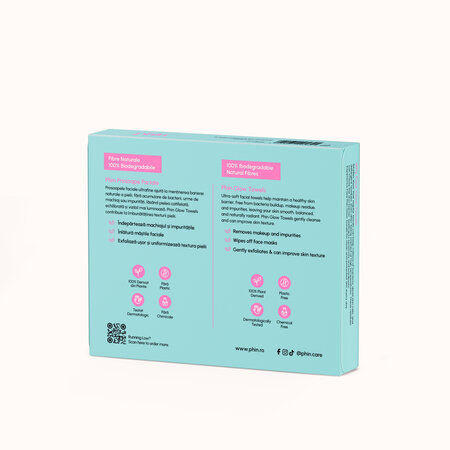 Prosoape faciale XL de unica folosinta, 10 bucati, Phin 804593