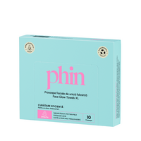 Prosoape faciale XL de unica folosinta, 10 bucati, Phin