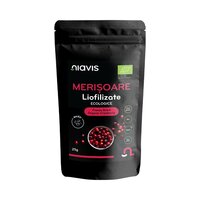 Merisoare liofilizate bucati ecologice, 25 g, Niavis