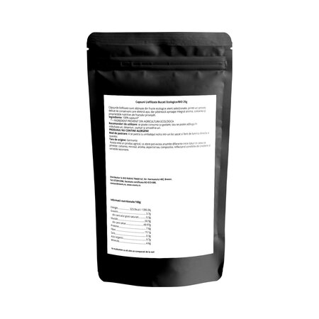 Capsuni liofilizate bucati ecologice, 25 g, Niavis 804687