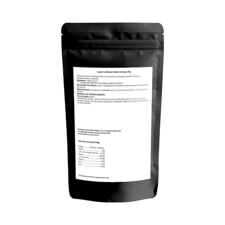 Capsuni liofilizate pulbere ecologica, 50 g, Niavis 804694