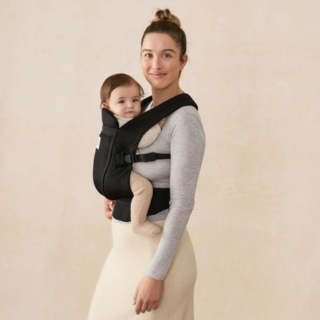 Marsupiu ergonomic Omni Lite Mesh, 3-16 kg, Onyx Black, Ergobaby 805105