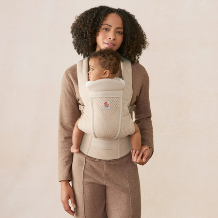 Marsupiu ergonomic Omni Lite Mesh, 3-16 kg, Natural Beige, Ergobaby 805136