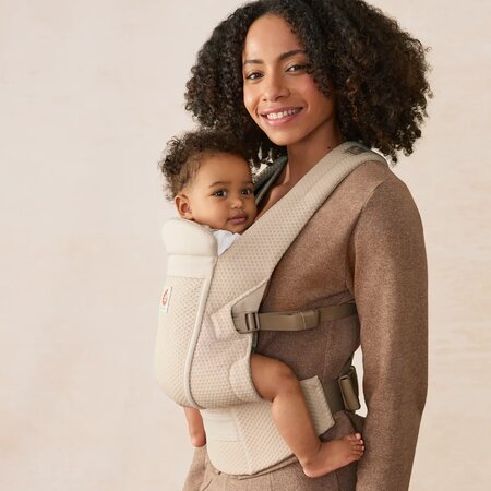 Marsupiu ergonomic Omni Lite Mesh, 3-16 kg, Natural Beige, Ergobaby 805135