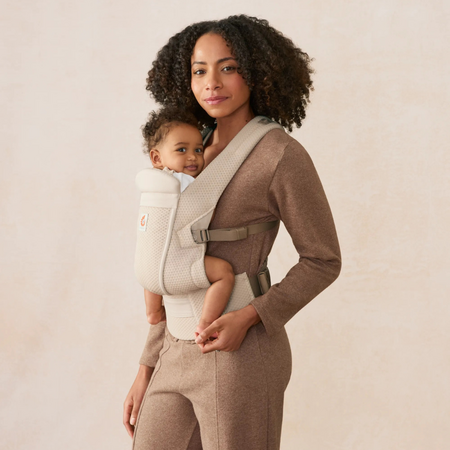 Marsupiu ergonomic Omni Lite Mesh, 3-16 kg, Natural Beige, Ergobaby 805137