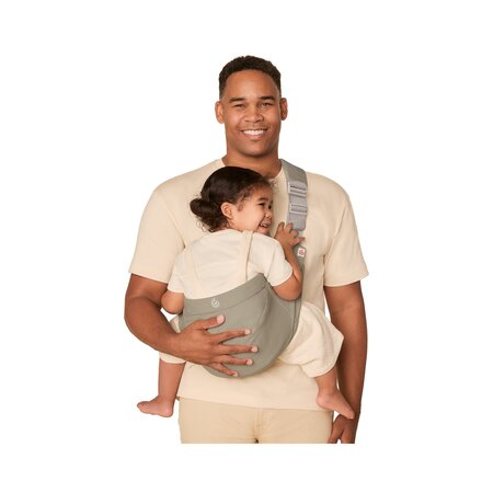Marsupiu ergonomic Sling Ergobaby Upsie Toddler, 7-21 kg, Soft Olive, Ergobaby 805143