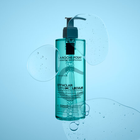 Gel de curatare pentru exces de sebum si pori vizibili Effaclar Supramolecular, 400 ml, La Roche-Posay 805212